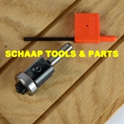 Keermes kantenfrees 20mm HW schacht 8mm met top geleidelager 20mm | 22223-5-22020